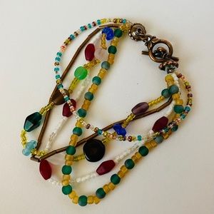 Three 1-of-a-kind Varied Bracelets